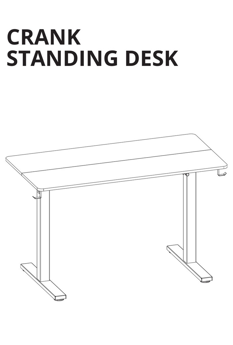 FEZIBO CRANK STANDING DESK User manual