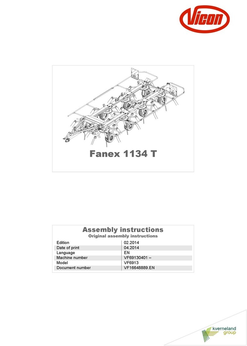 Vicon Fanex 1134 T Assembly instructions Vicon Fanex 1134 T Assembly instructions