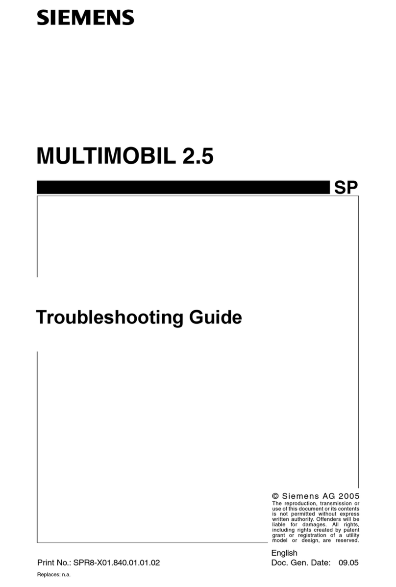 Siemens 25 User manual