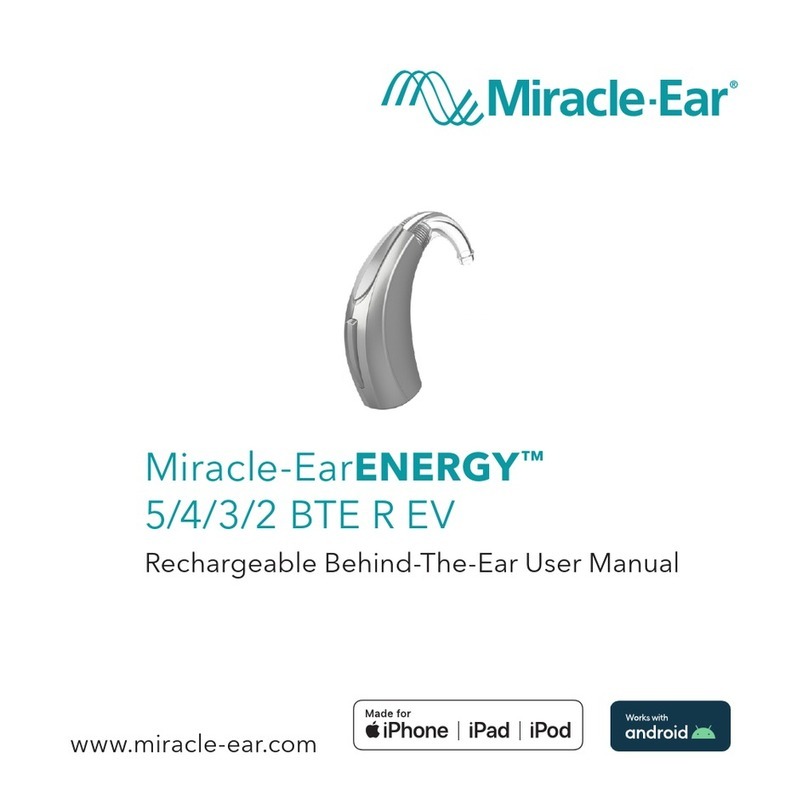 Miracle-Ear EarENERGY 5 BTE R EV user manual