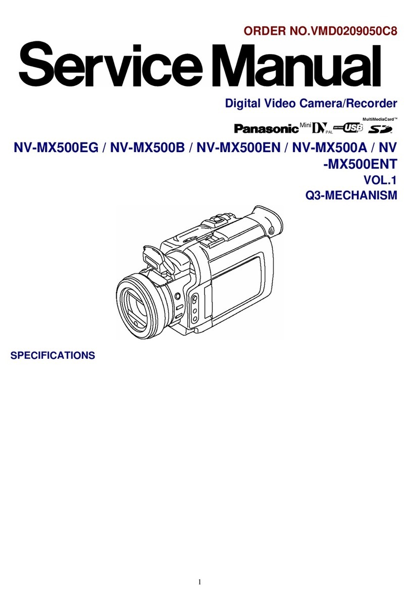 Panasonic NV-MX500EG User manual