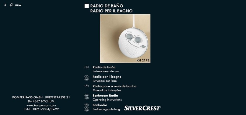 Silvercrest KH 2172 User manual
