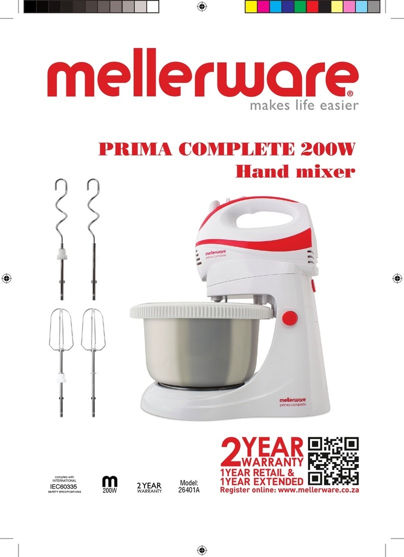 Mellerware PRIMA COMPLETE manual