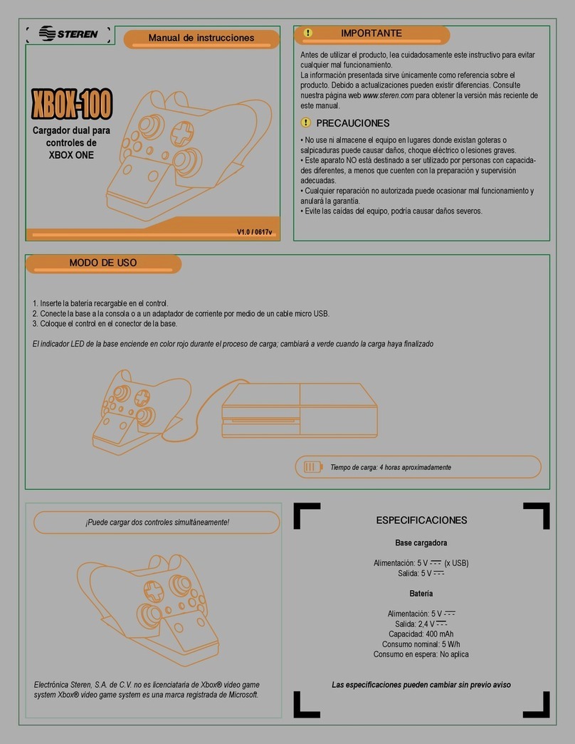 Steren XBOX-100 User manual