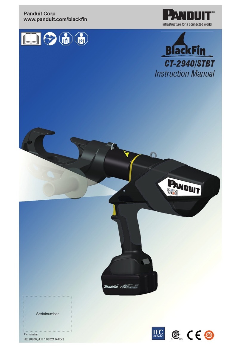 Panduit BlackFin CT-2940/STBT User manual