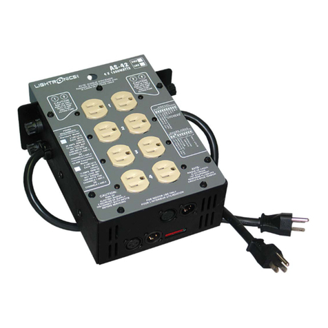 Lightronics AS Series User manual