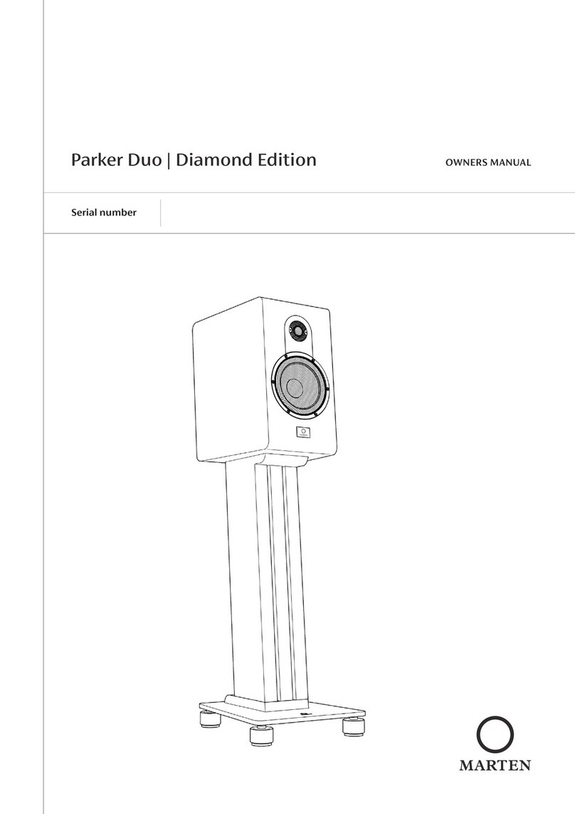 Marten Parker Duo Diamond edition owner's manual