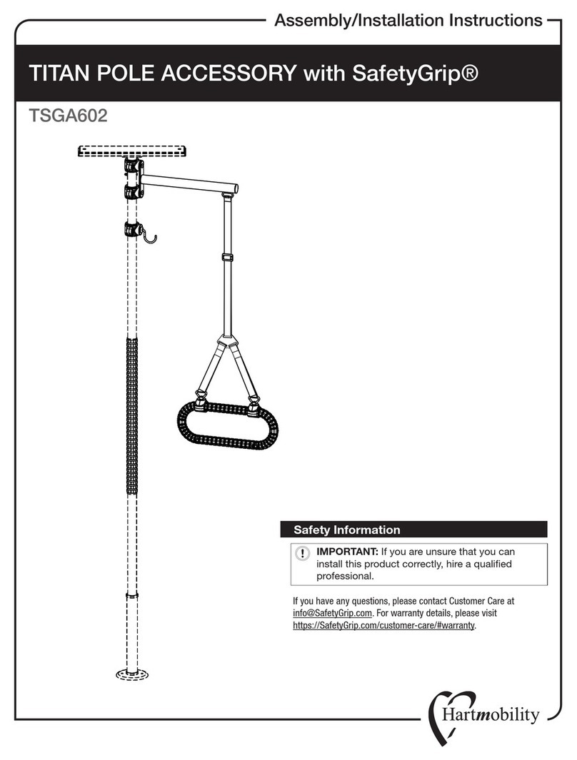 HartMobility TITAN TSGA602 Assembly/installation instructions