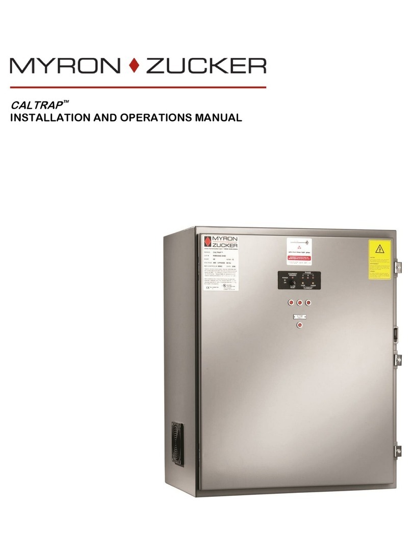 MYRON ZUCKER CALTRAP Installation and operation manual MYRON ZUCKER CALTRAP Installation and operation manual