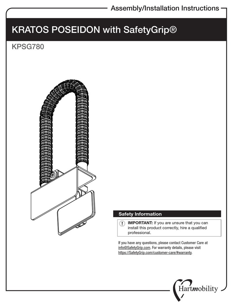 HartMobility KRATOS POSEIDON KPSG780 Assembly/installation instructions