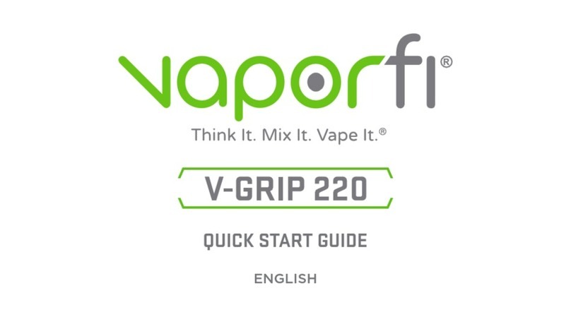 Vaporfi V-GRIP 220 quick start guide