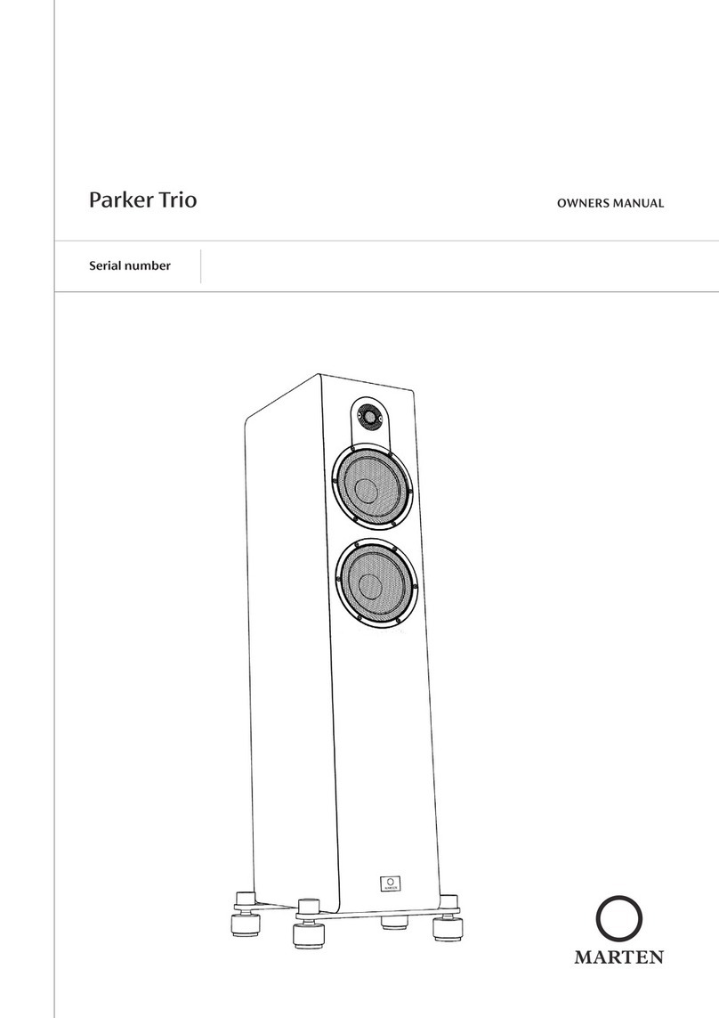 Marten Parker Trio owner's manual