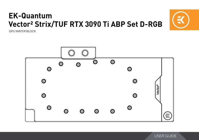 ekwb EK-Quantum Vector2 Trio RTX 3080/90 ABP Set... User manual
