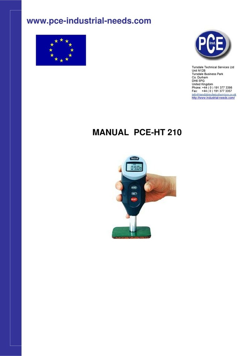 PCE Health and Fitness HT 210 manual PCE Health and Fitness HT 210 manual