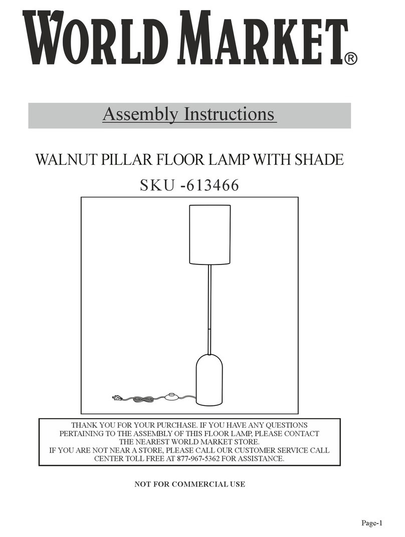 World Market 613466 Assembly instructions