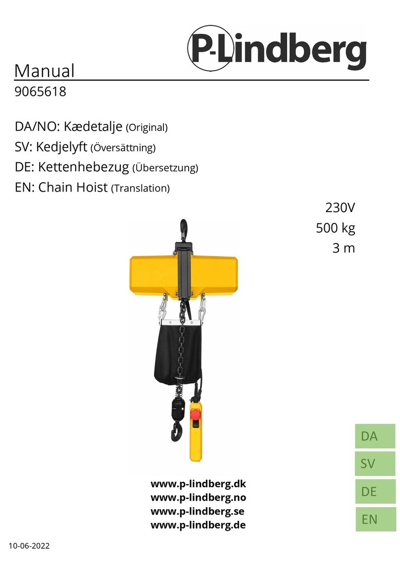P.Lindberg 9065618 user manual