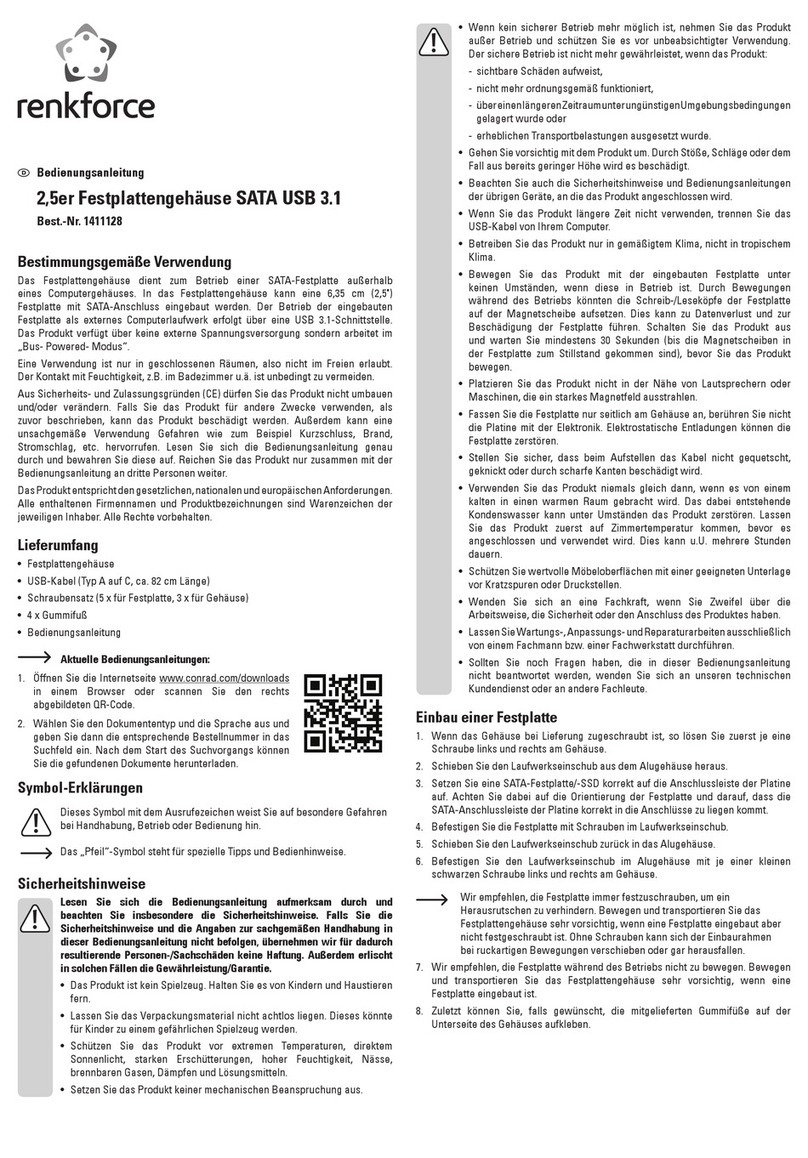 Renkforce 1411128 operating instructions