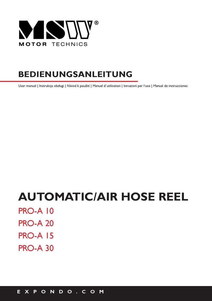 MSW Motor Technics PRO-A 10 user manual