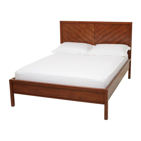 feather&black Mala Parquet Bedstead Double User manual feather&black Mala Parquet Bedstead Double User manual
