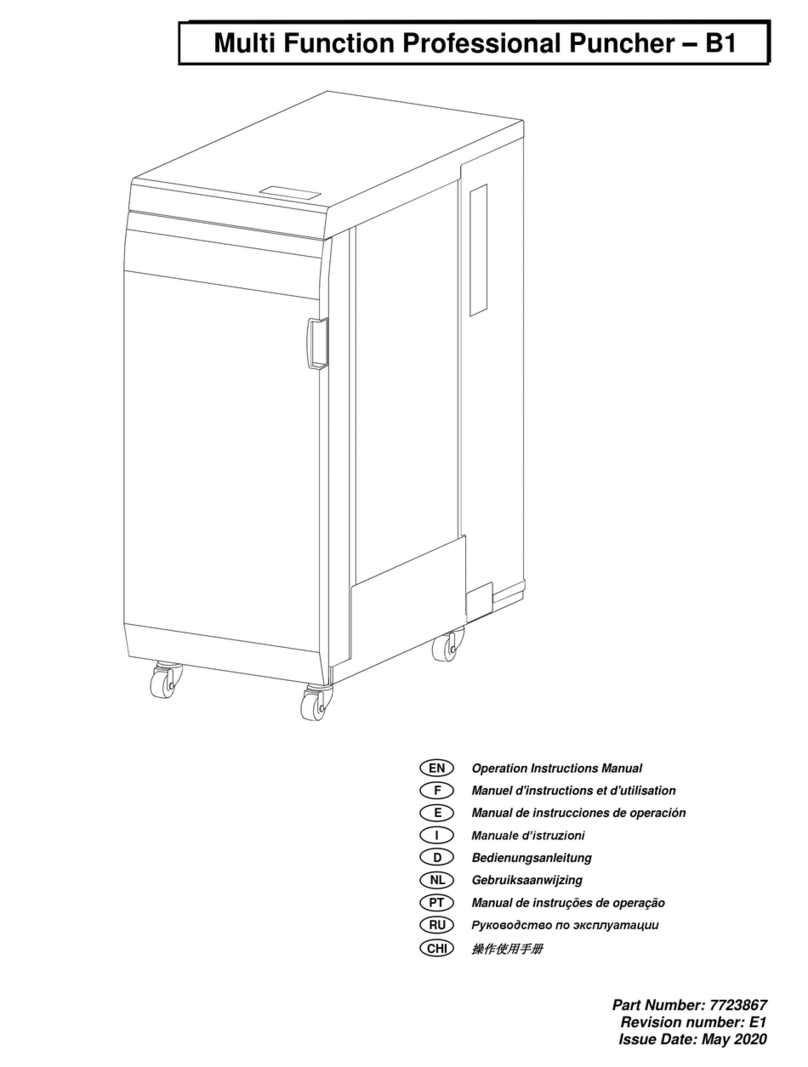 Canon Multi Function Professional Puncher-B1 Administrator Guide
