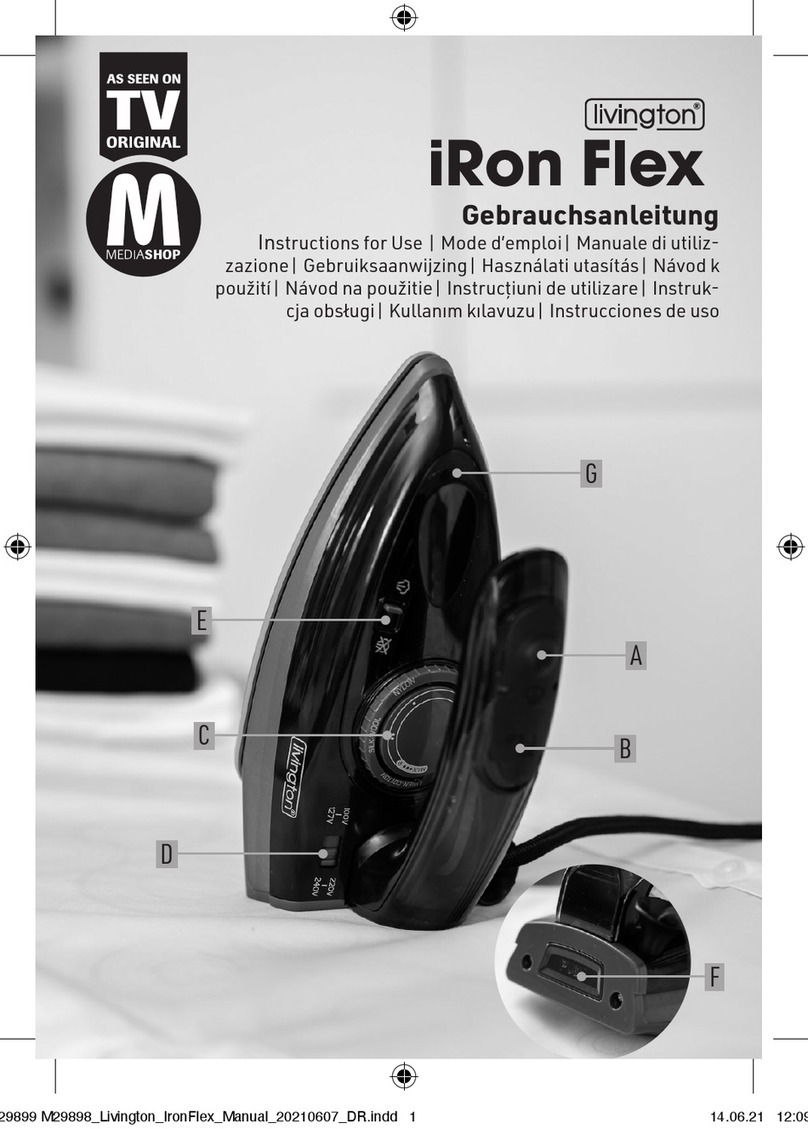 Livington iRon Flex Instructions for use