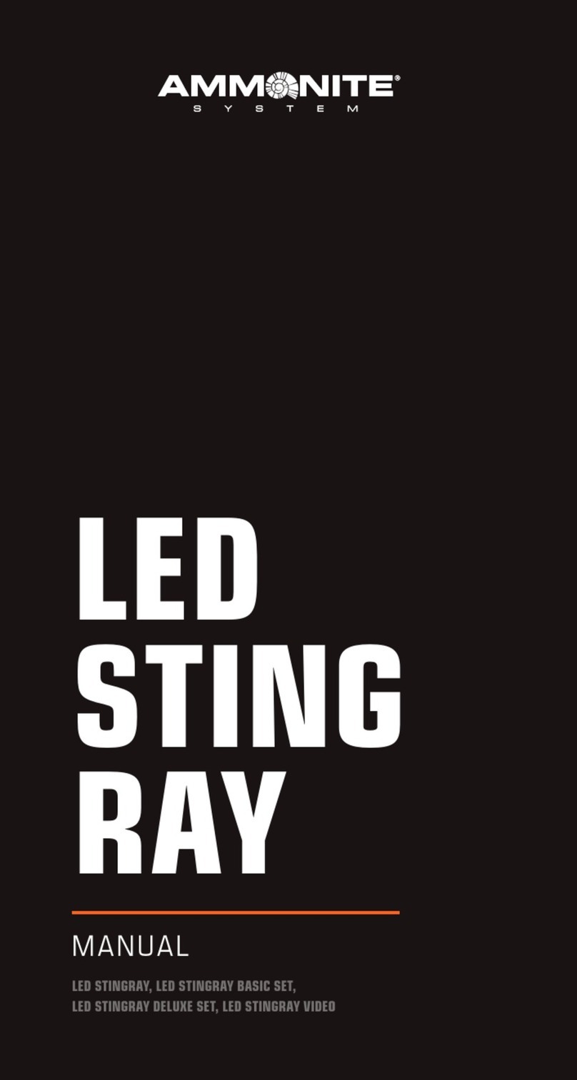 Ammonite System LED STINGRAY manual