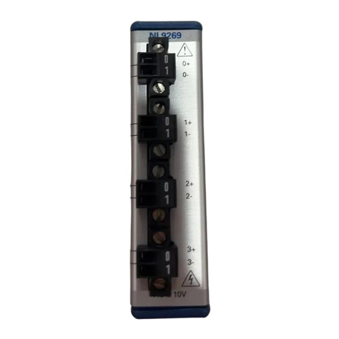 National Instruments NI 9269 User manual National Instruments NI 9269 User manual