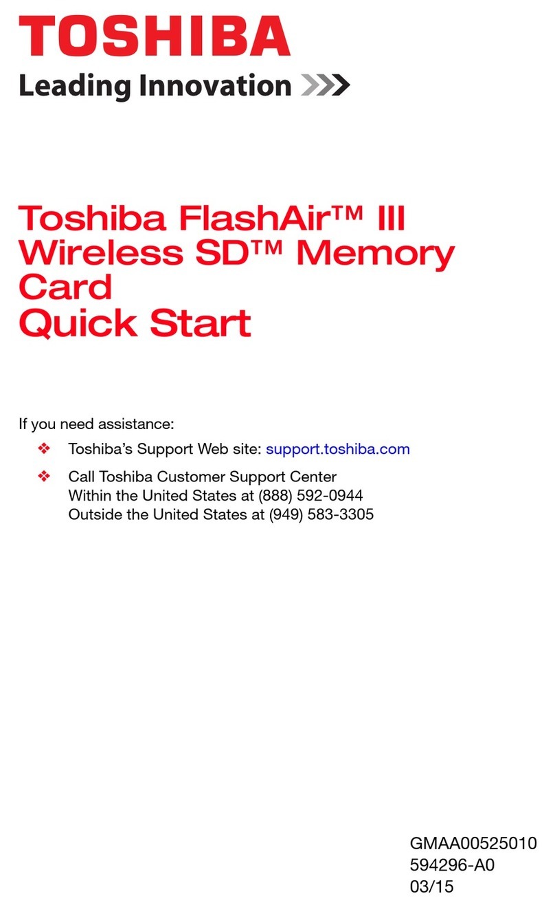 Toshiba FlashAir III User manual