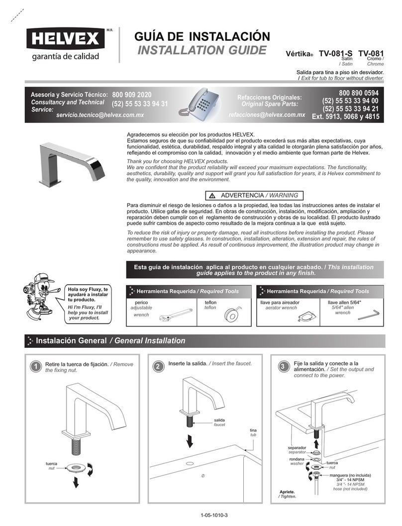 Helvex Vertika TV-081-S User manual
