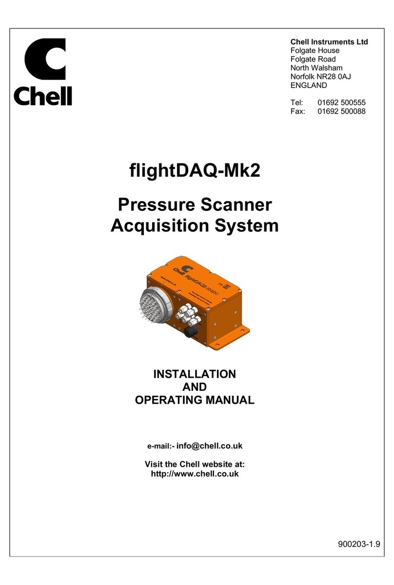 Chell flightDAQ-Mk2 Installation and operating manual