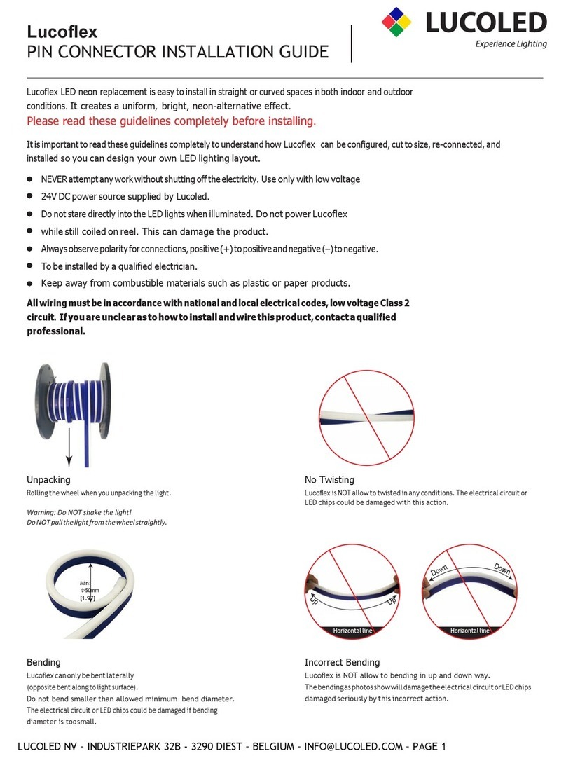 LUCOLED Lucoflex User manual