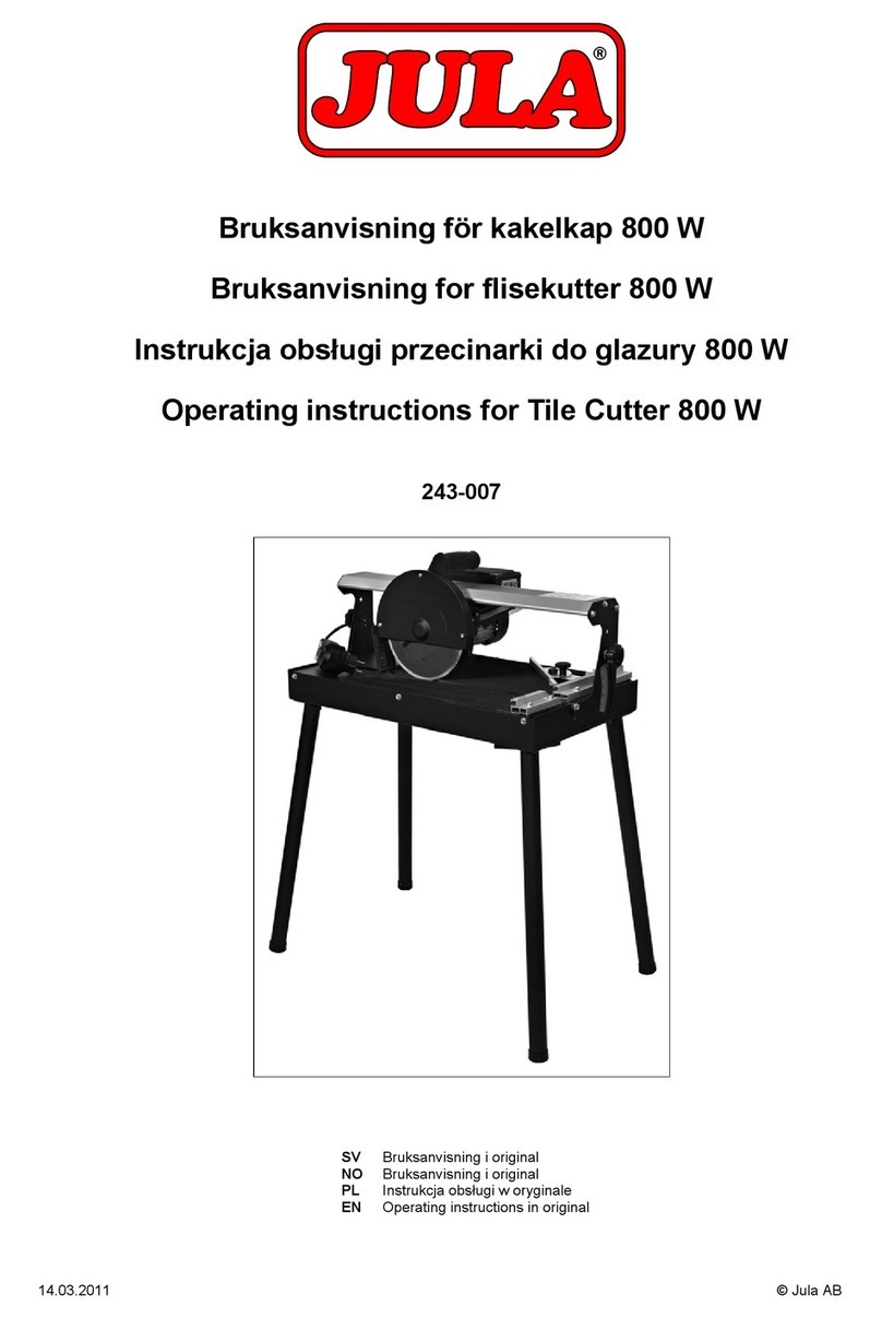 Jula 243-007 operating instructions
