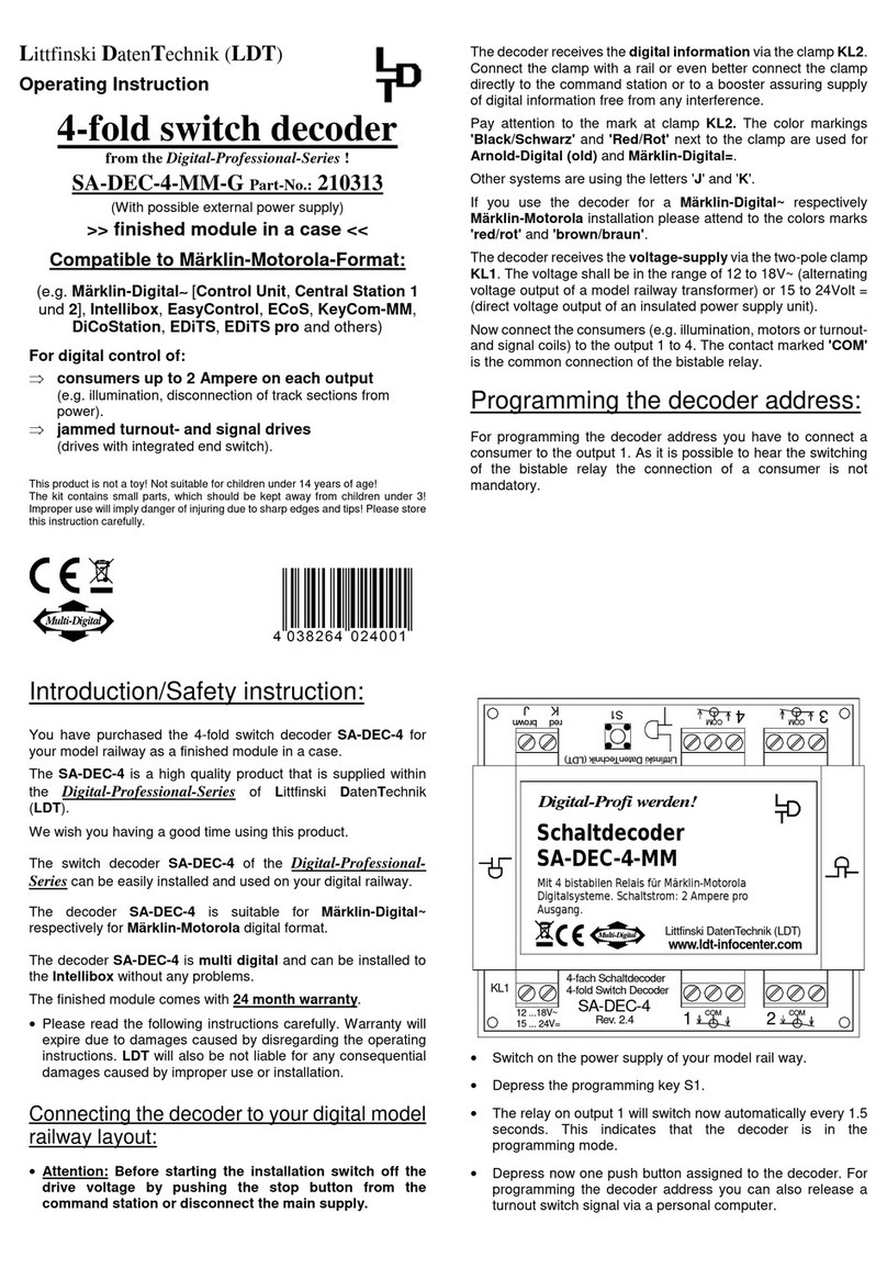 LDT SA-DEC-4-MM-G User manual
