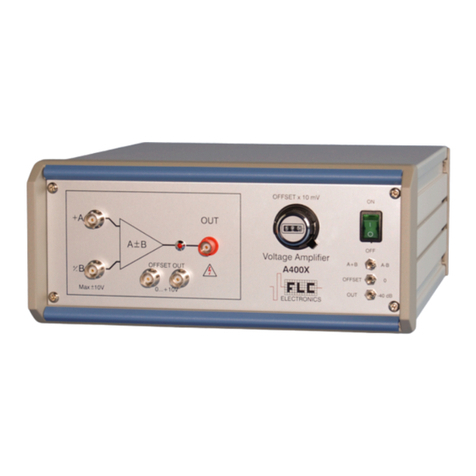FLC ELECTRONICS A400X manual