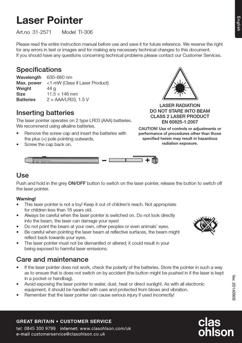 Clas Ohlson TI-306 User manual