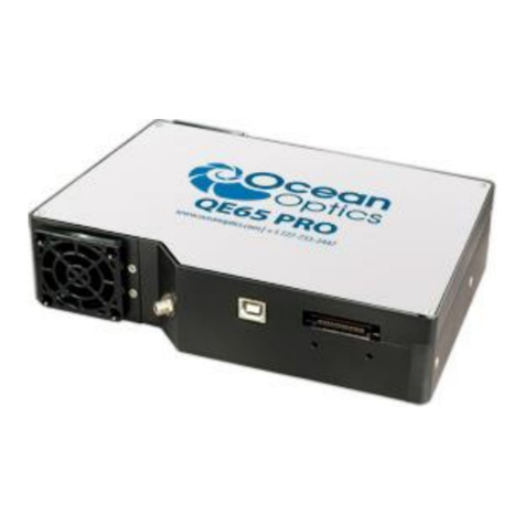 Halma Ocean Optics QE65 Pro Installation and operation manual Halma Ocean Optics QE65 Pro Installation and operation manual