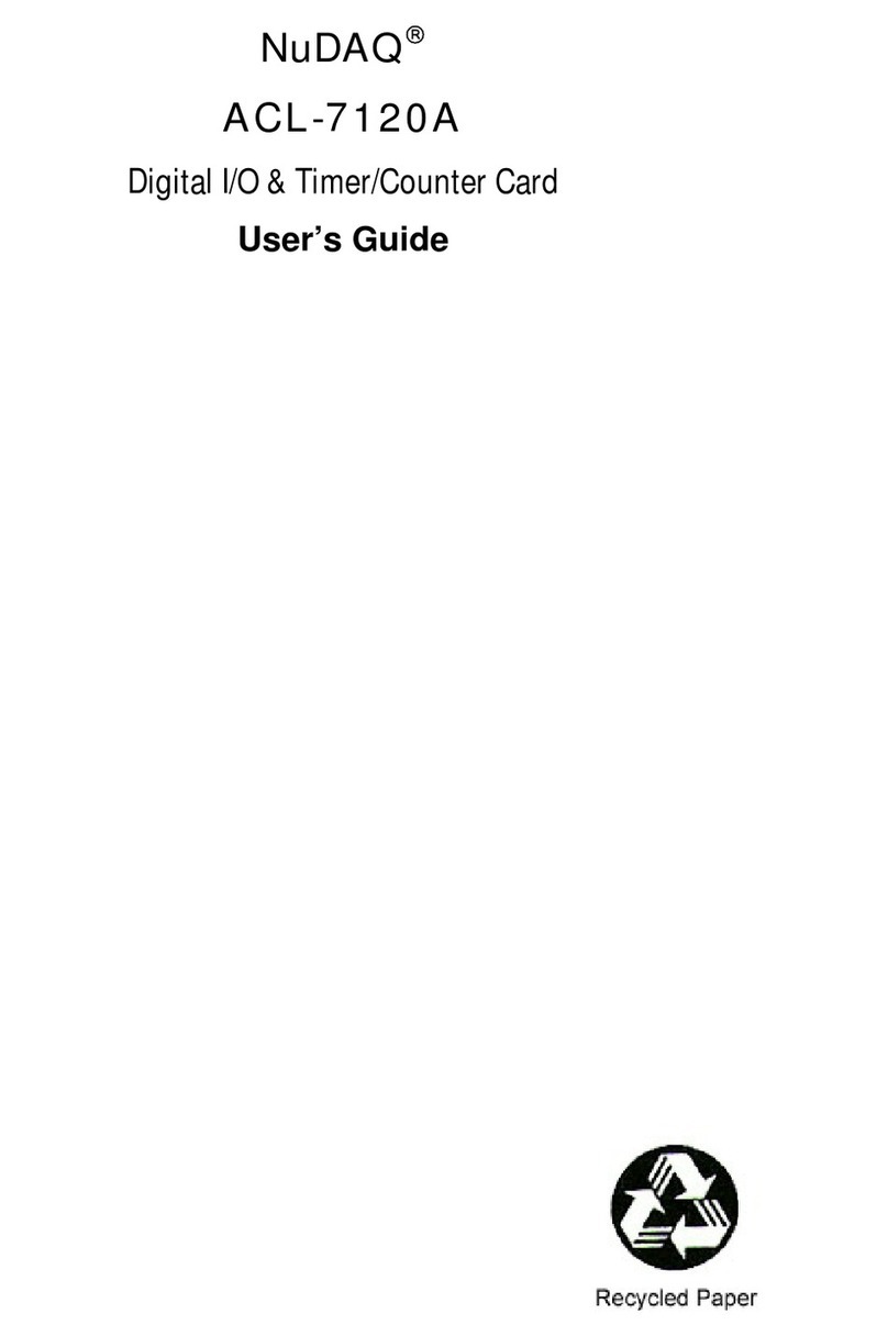 NuDAQ ACL-7120A User manual