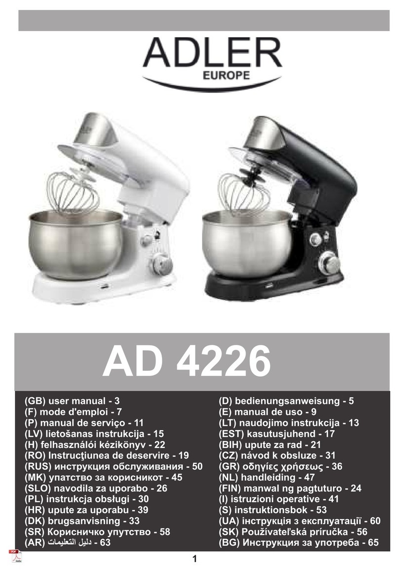 Adler Europe AD 4226 user manual