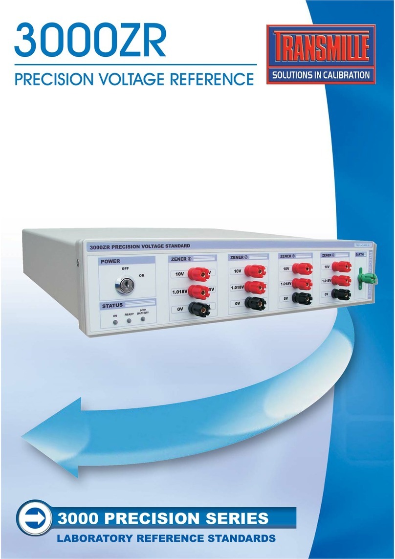 Transmille 3000ZR Series Operation manual