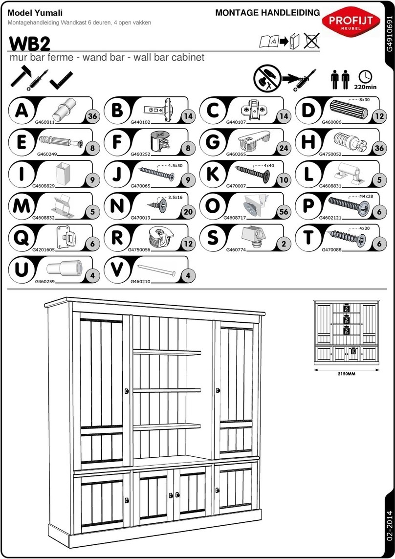 Profijt Meubel Yumali manual