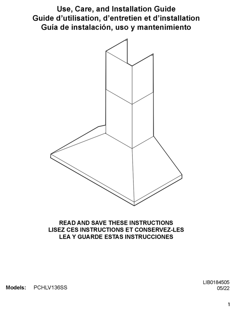 Yale PCHLV136SS Use, care and installation guide