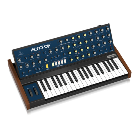 Behringer MonoPoly User manual