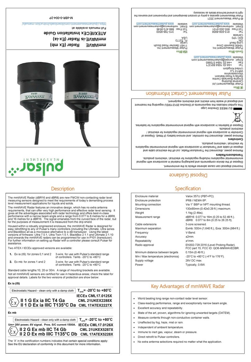 Pulsar mmWAVE User manual