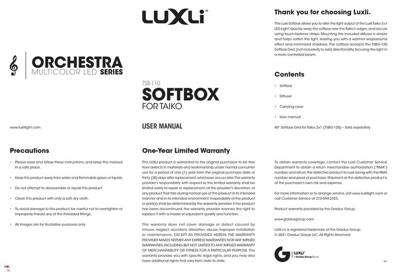Luxli ORCHESTRA Series user manual