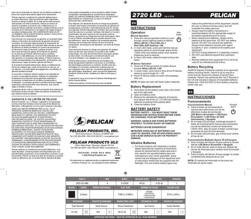 Pelican 2720 LED instructions