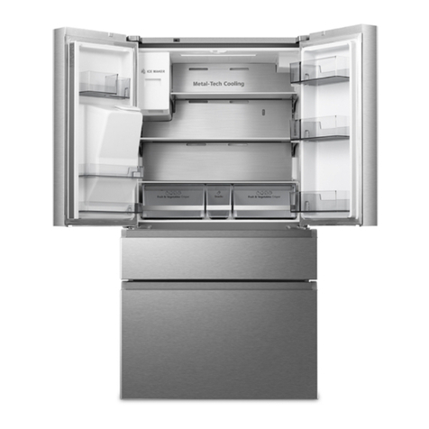 Hisense HRFD560SW Mounting instructions
