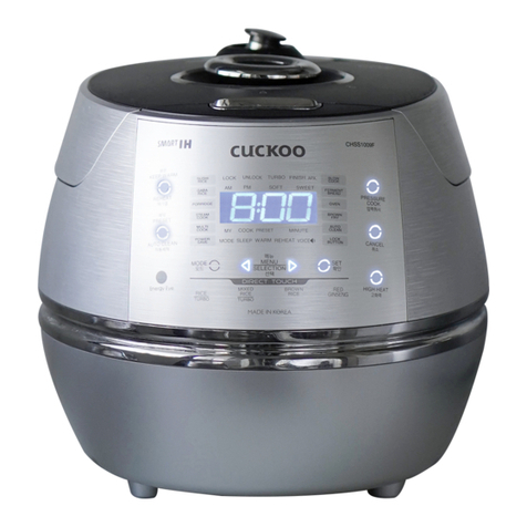 Cuckoo CRP-CH10 Fuzzy Series User manual