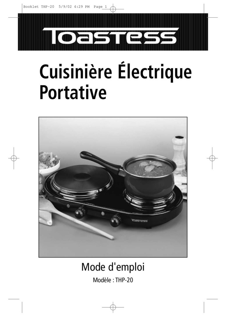 Toastess THP-20 Instruction booklet