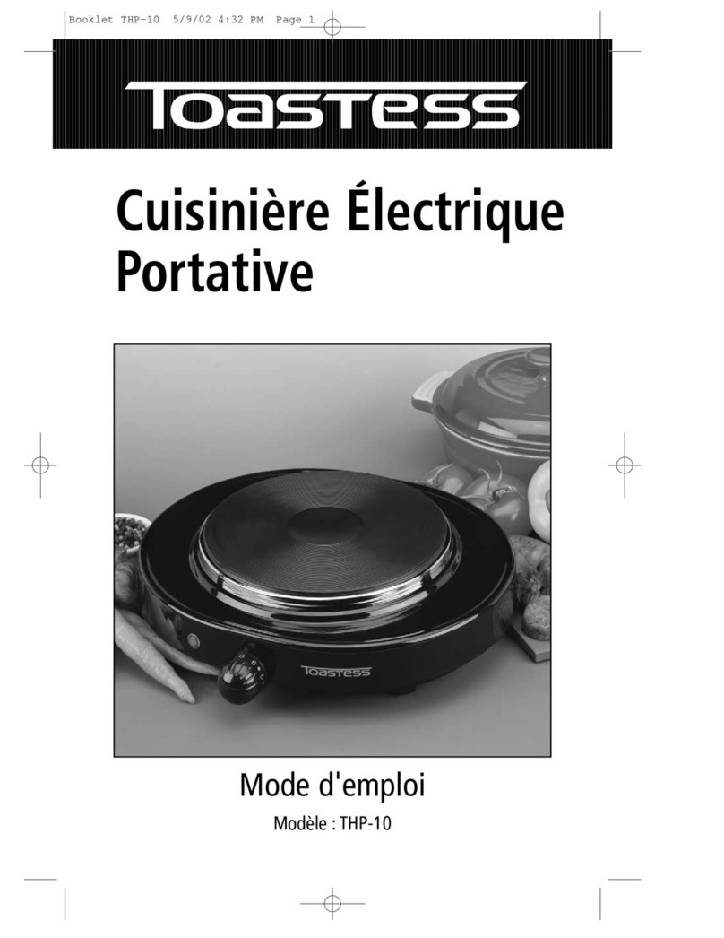 Toastess THP-10 Instruction booklet