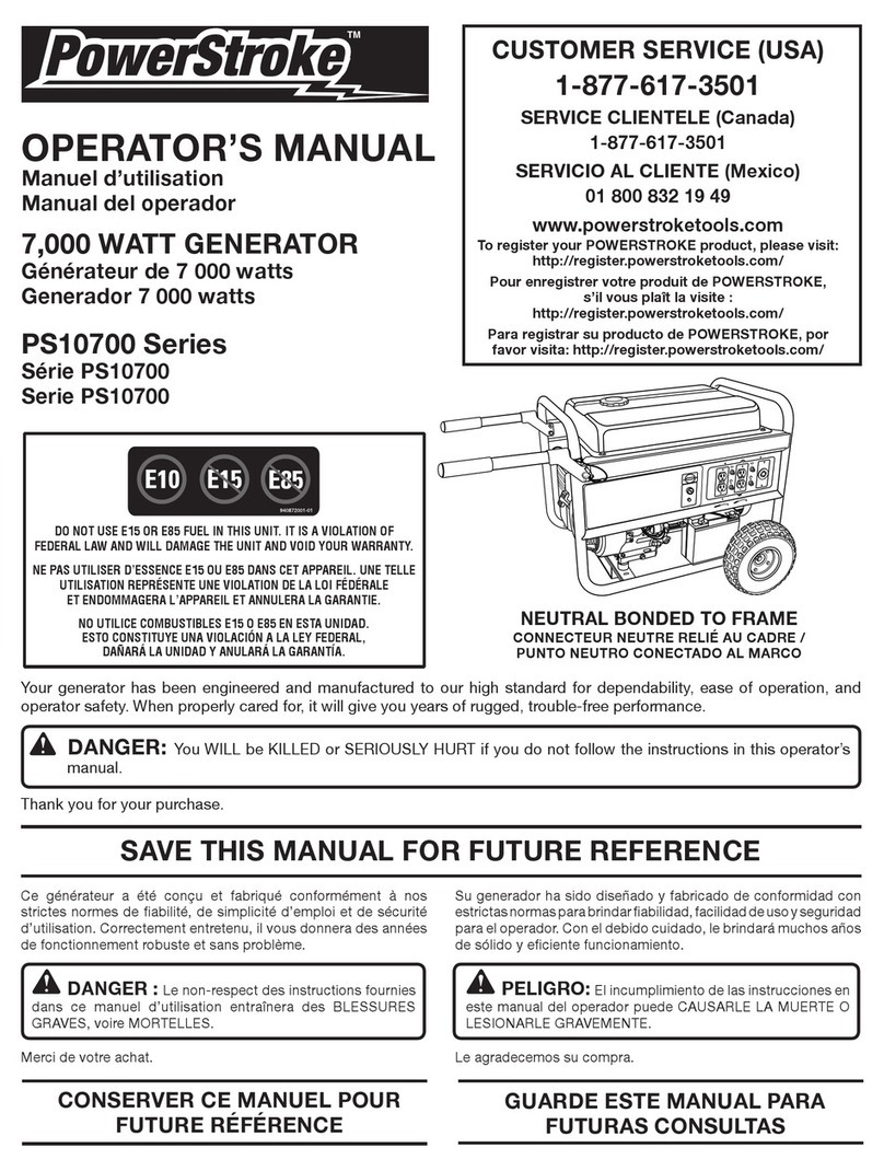 Power Stroke PS10700 Series User manual